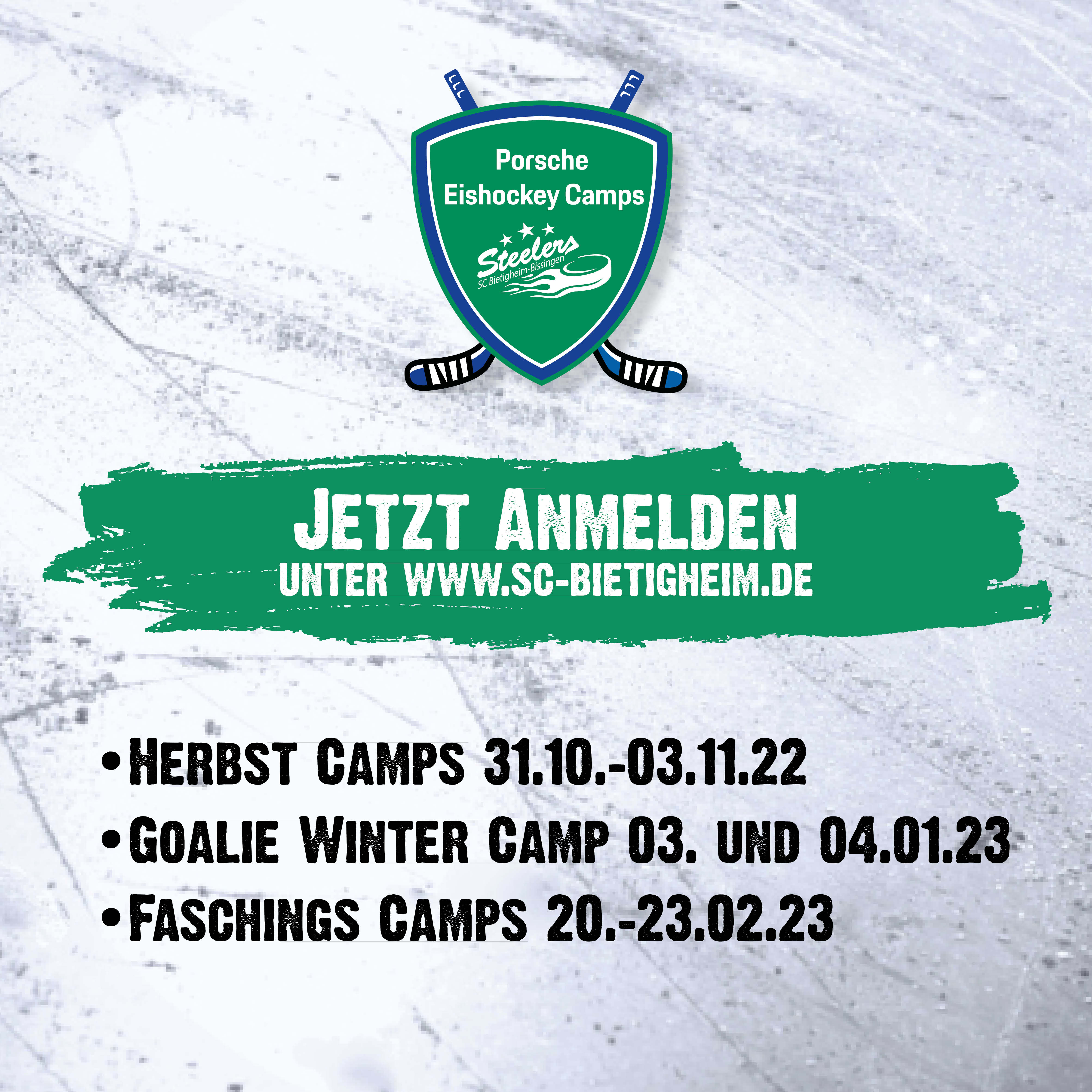 Porsche Eishockey Camps 2022/23 - Jetzt Anmelden Bild