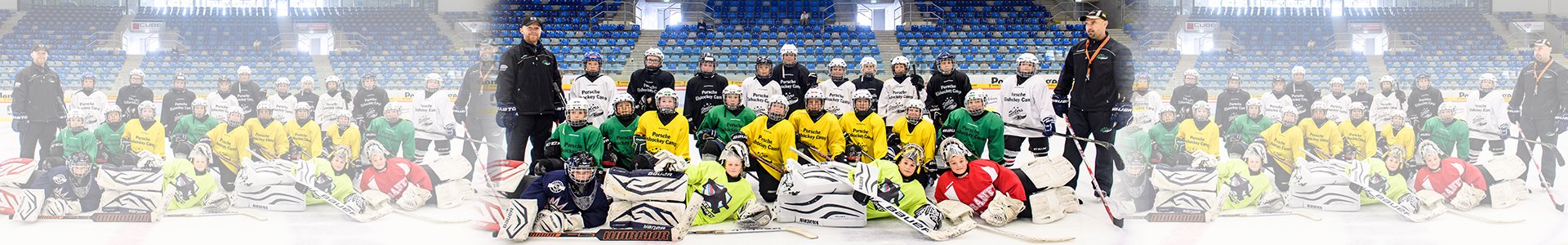 Mannschaftsbild Porsche Eishockey Camp